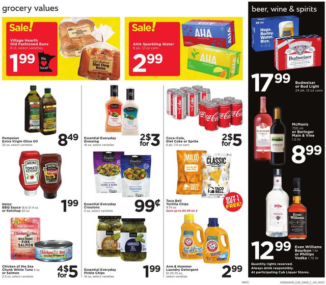 Cub Foods Ad from 07/05/2020