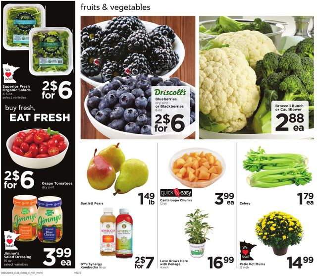 Cub Foods Ad from 08/23/2020