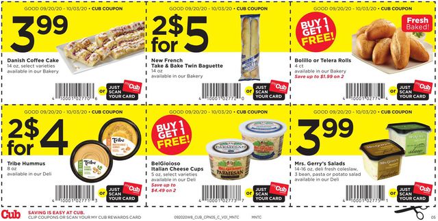 Cub Foods Ad from 09/20/2020