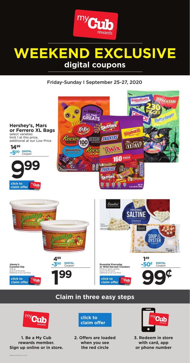 Cub Foods Ad from 09/25/2020
