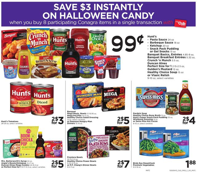 Cub Foods Ad from 10/25/2020
