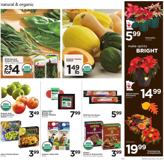 Cub Foods Ad from 11/22/2020