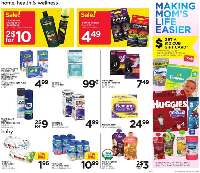 Cub Foods Ad from 12/13/2020