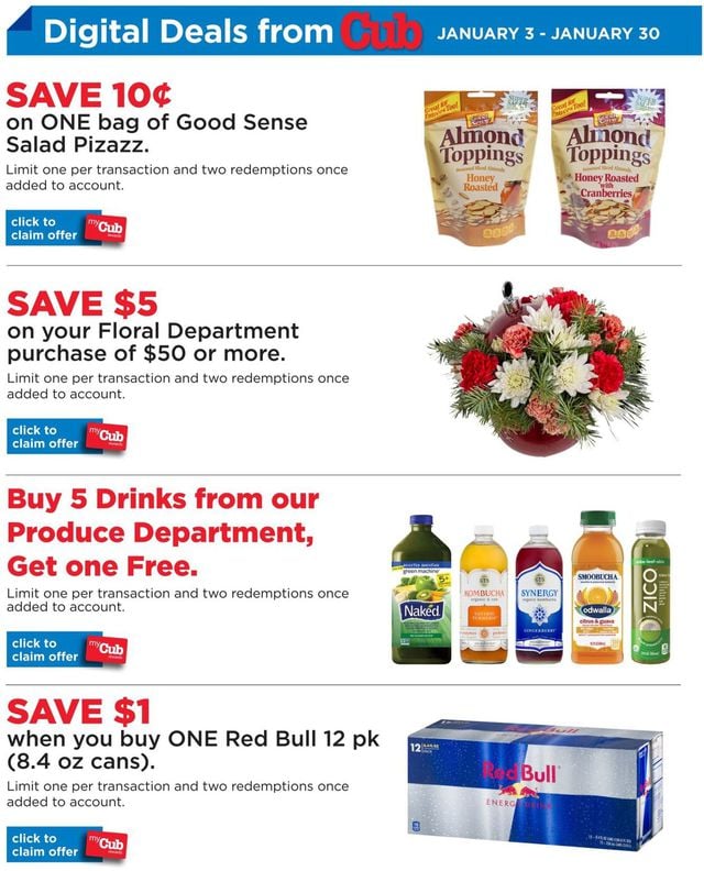 Cub Foods Ad from 01/03/2021