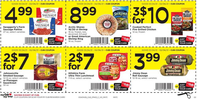 Cub Foods Ad from 01/24/2021