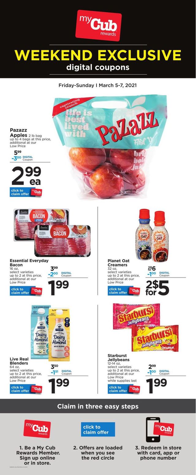 Cub Foods Ad from 03/05/2021