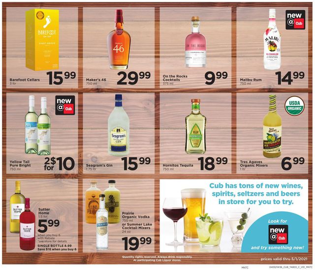 Cub Foods Ad from 04/18/2021