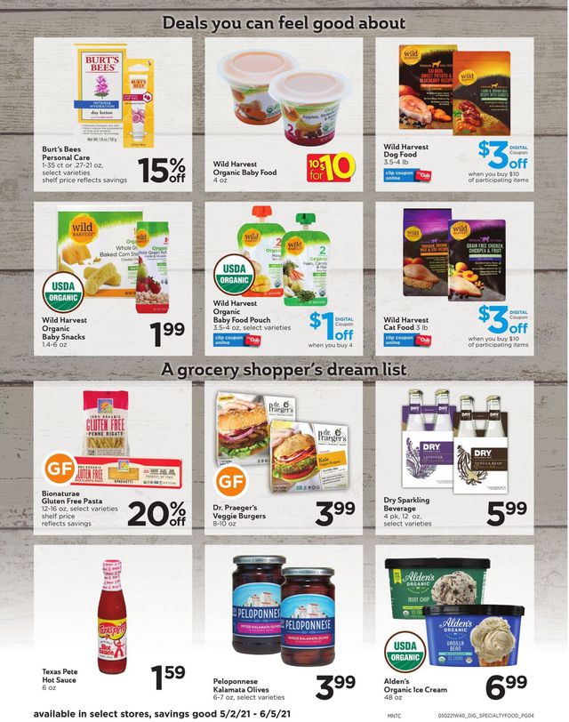 Cub Foods Ad from 05/02/2021