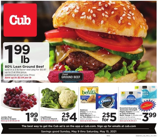 Cub Foods Ad from 05/09/2021