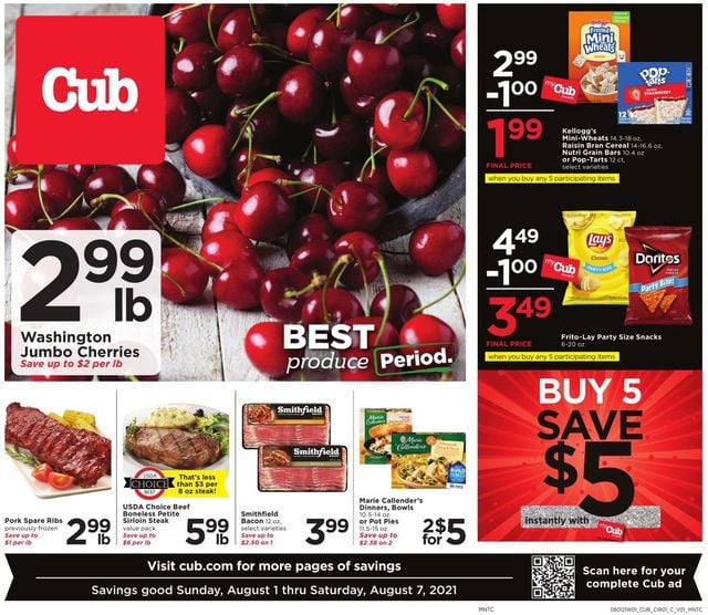 Cub Foods Ad from 08/01/2021