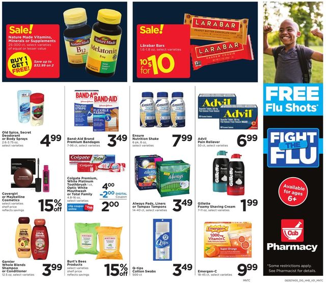 Cub Foods Ad from 08/29/2021