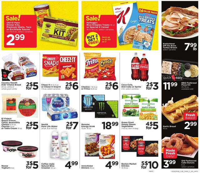 Cub Foods Ad from 01/23/2022