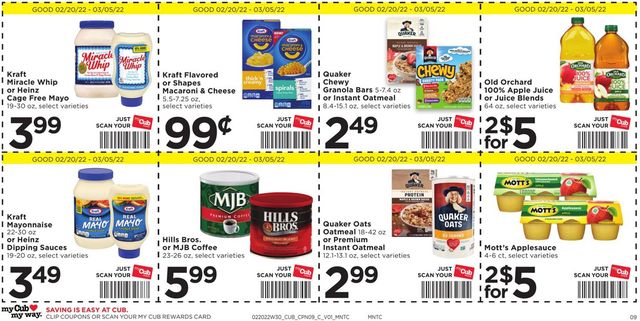 Cub Foods Ad from 02/20/2022