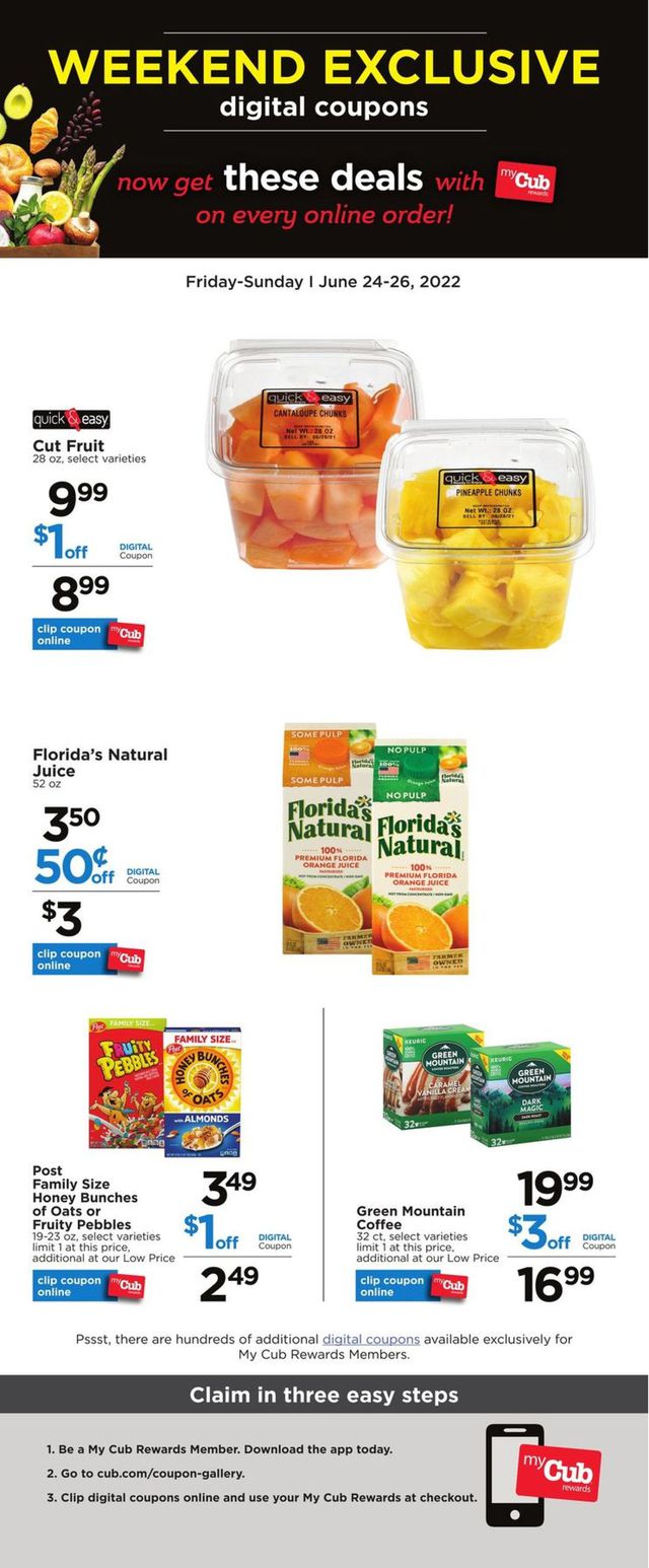 Cub Foods Ad from 06/24/2022