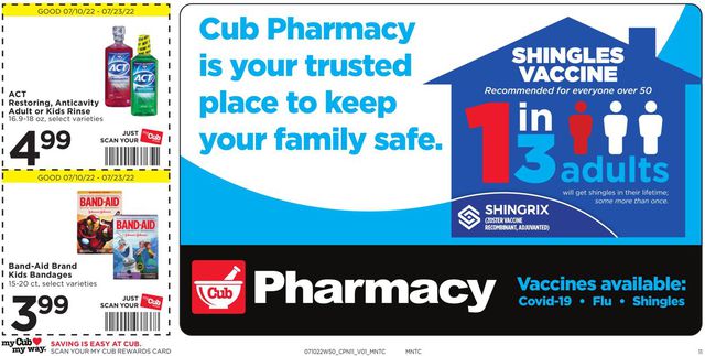 Cub Foods Ad from 07/10/2022