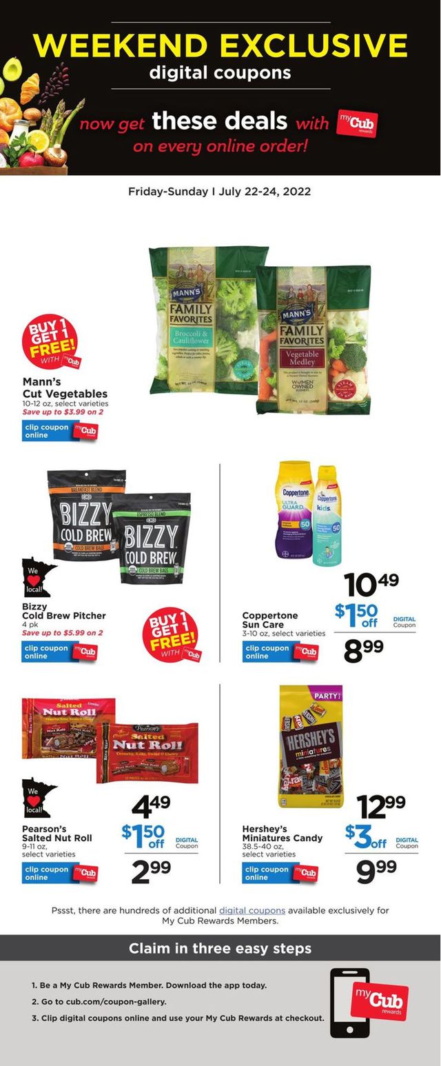 Cub Foods Ad from 07/22/2022