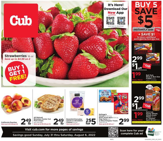 Cub Foods Ad from 07/31/2022