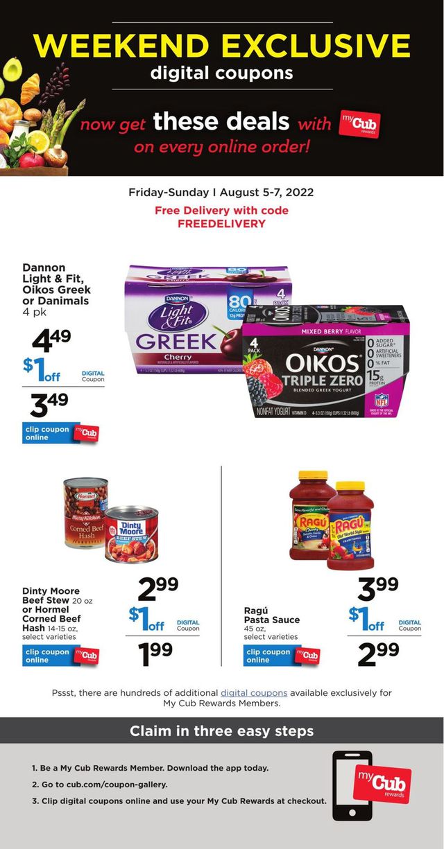 Cub Foods Ad from 08/05/2022
