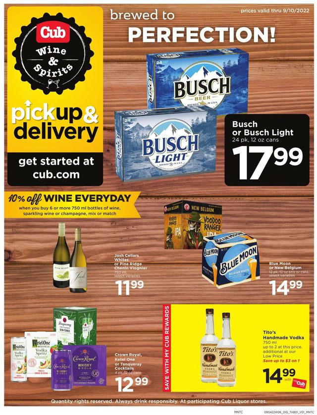 Cub Foods Ad from 09/04/2022