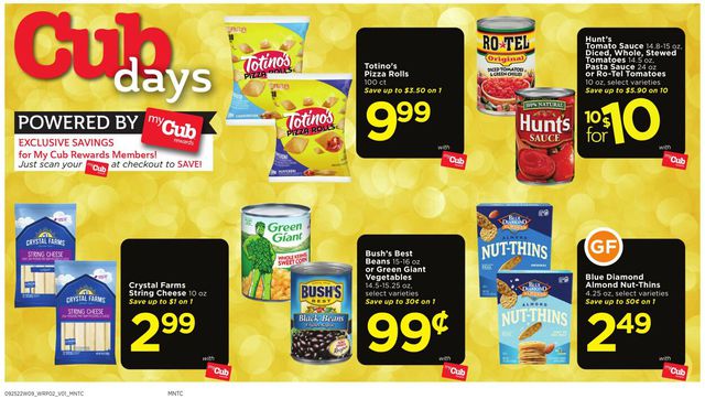 Cub Foods Ad from 09/25/2022
