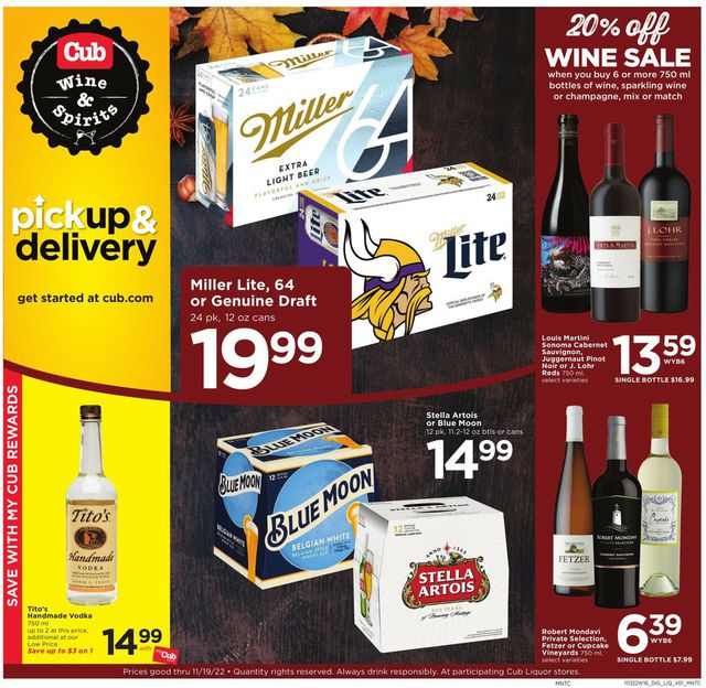 Cub Foods Ad from 11/13/2022