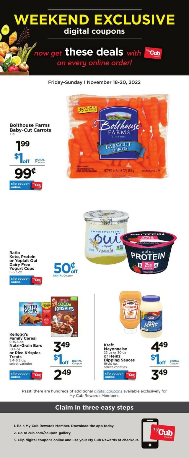 Cub Foods Ad from 11/18/2022
