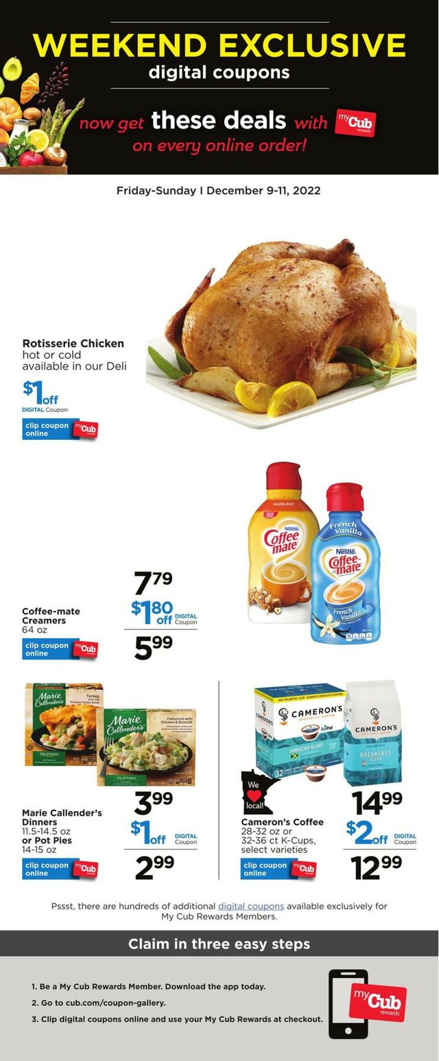 Cub Foods Ad from 12/09/2022