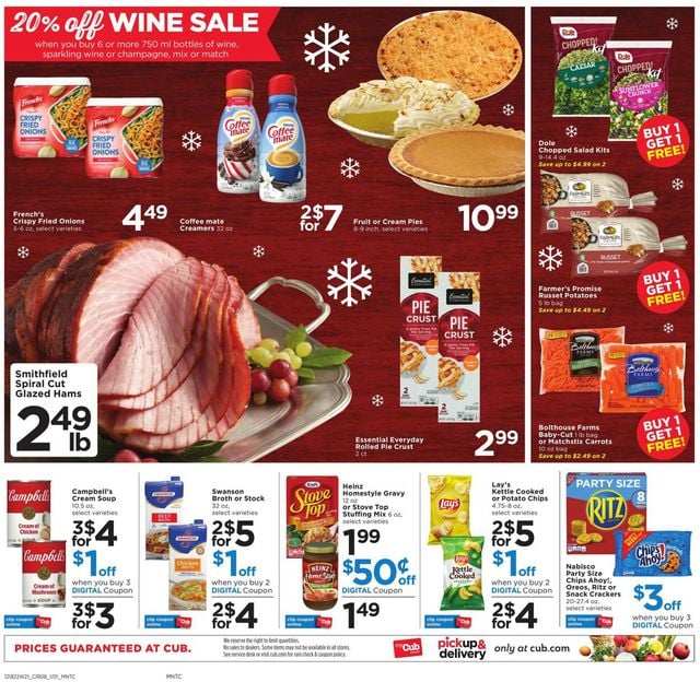 Cub Foods Ad from 12/18/2022