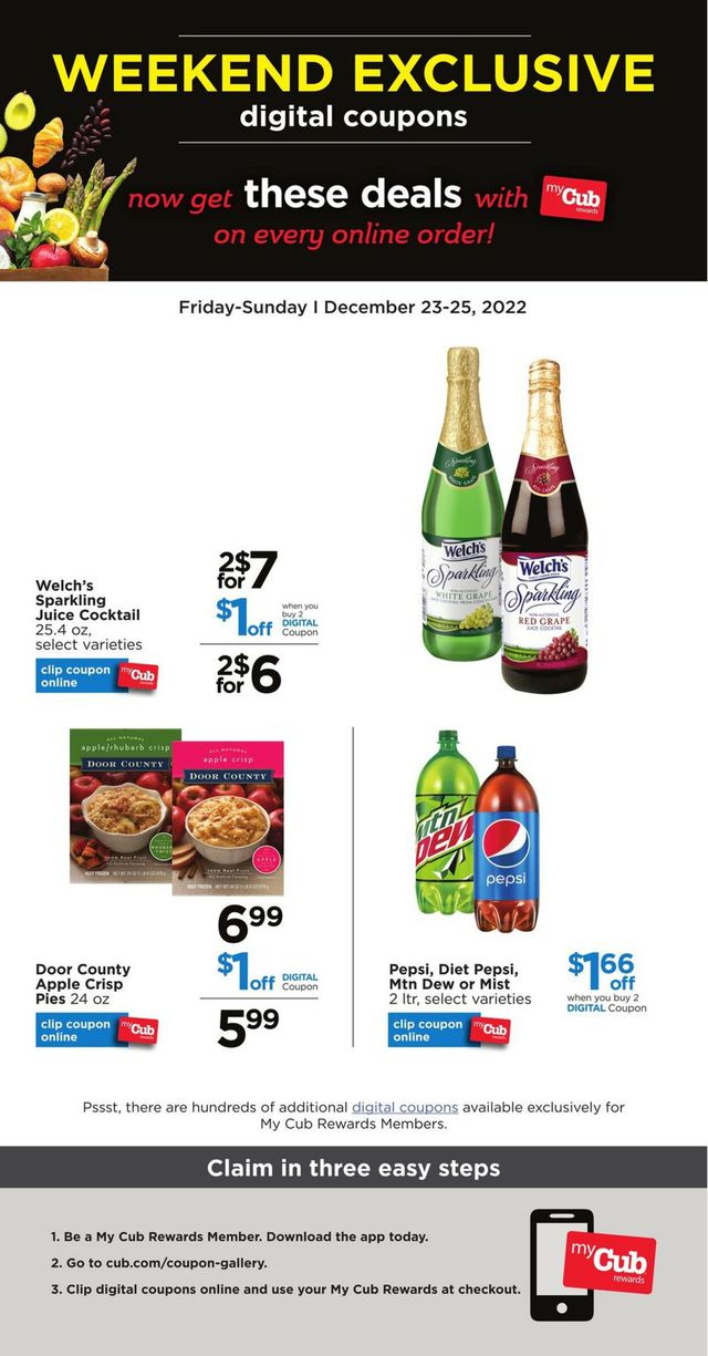 Cub Foods Ad from 12/23/2022