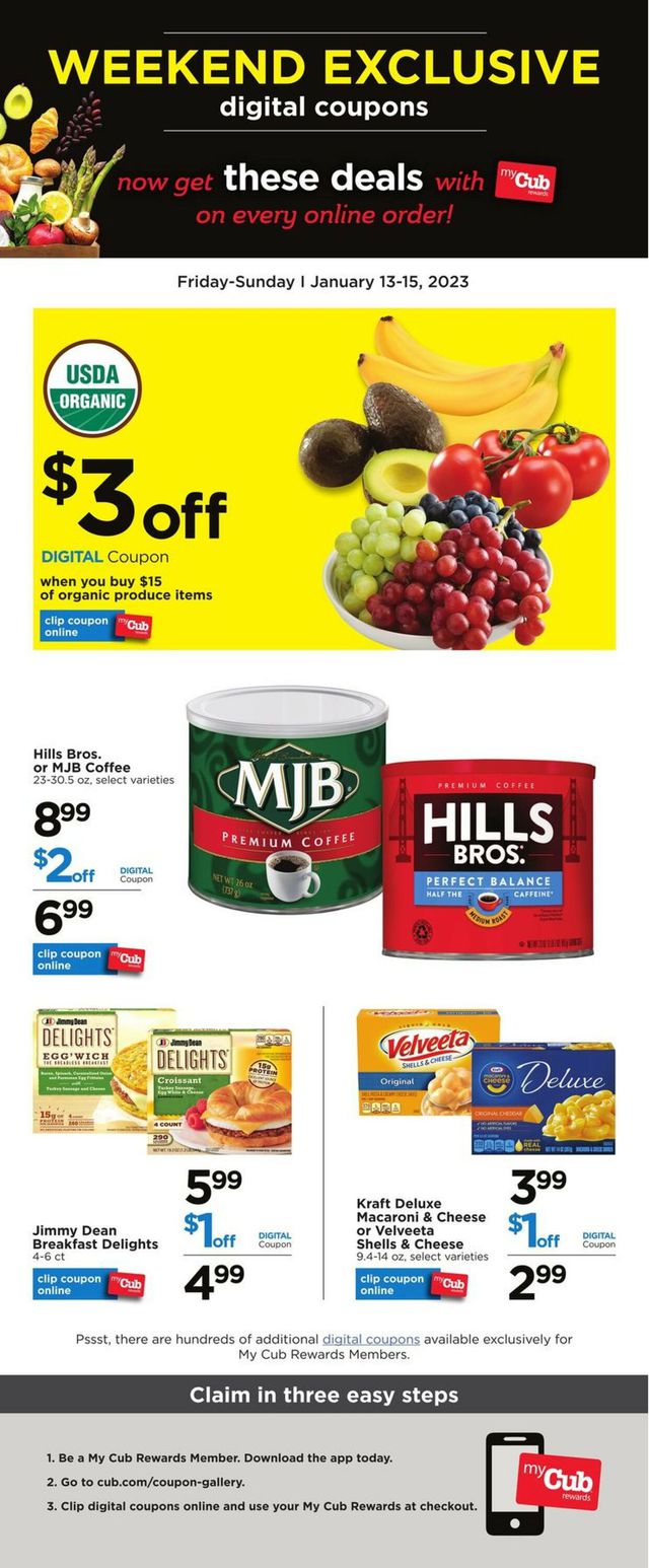 Cub Foods Ad from 01/13/2023