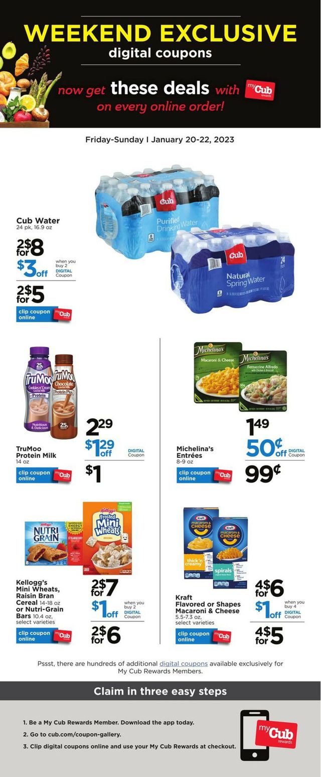 Cub Foods Ad from 01/20/2023