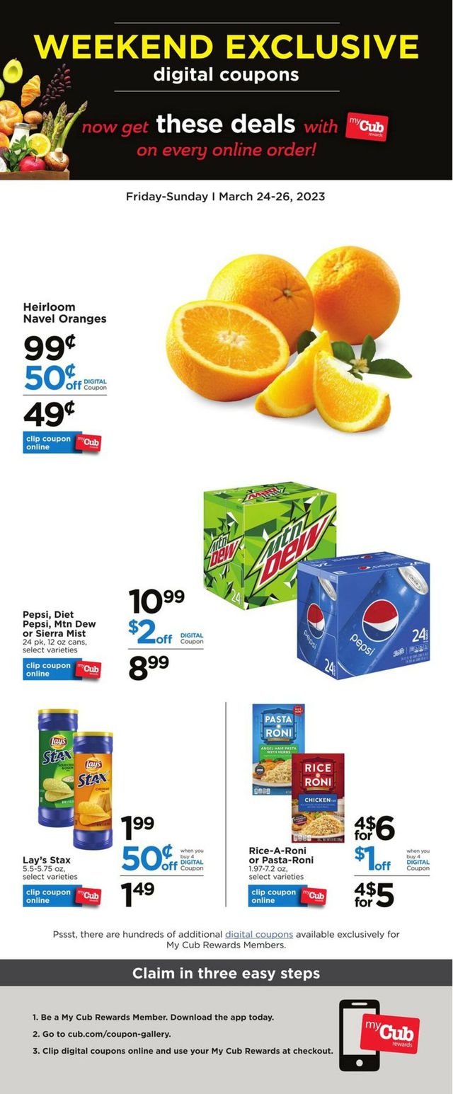 Cub Foods Ad from 03/24/2023