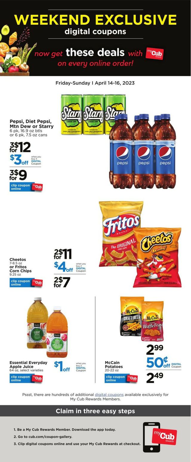 Cub Foods Ad from 04/14/2023