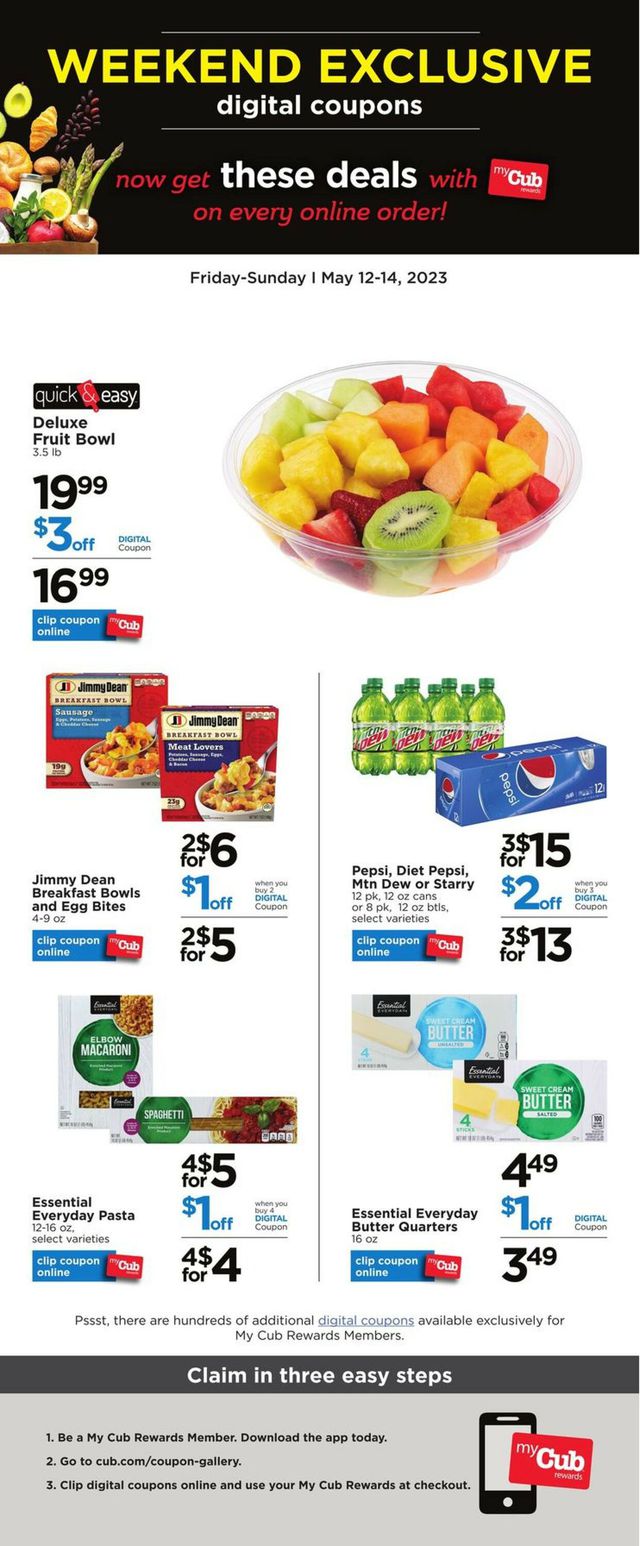 Cub Foods Ad from 05/12/2023
