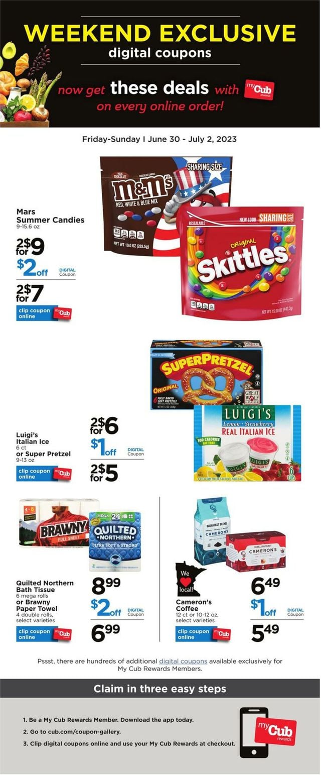 Cub Foods Ad from 06/30/2023