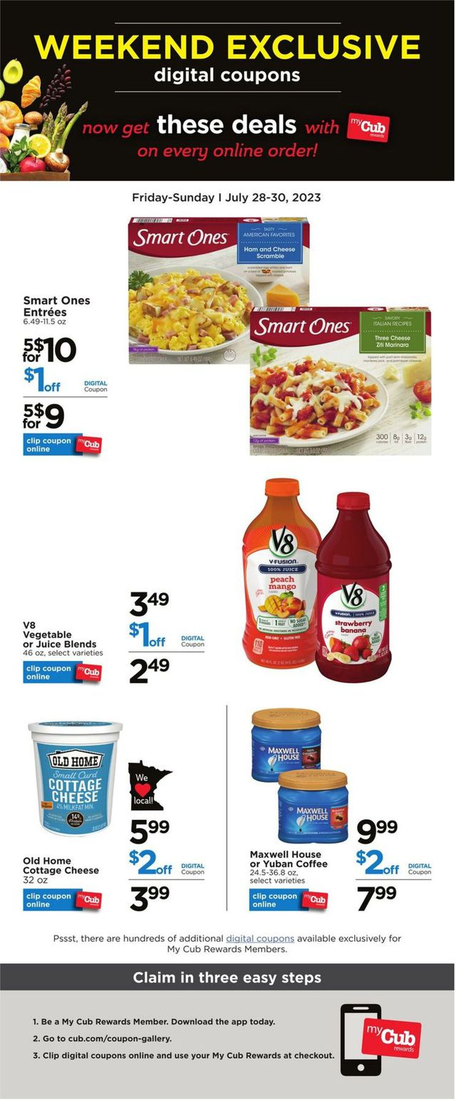 Cub Foods Ad from 07/28/2023