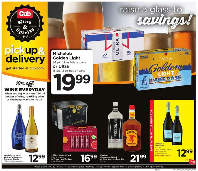 Cub Foods Ad from 08/13/2023