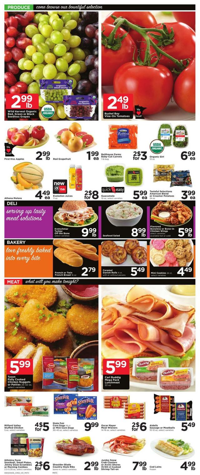 Cub Foods Ad from 09/03/2023