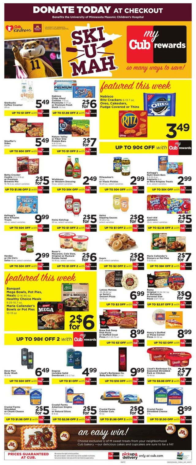 Cub Foods Ad from 09/03/2023