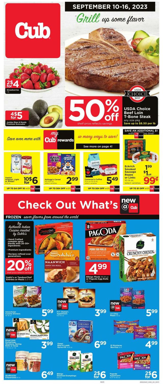 Cub Foods Ad from 09/10/2023