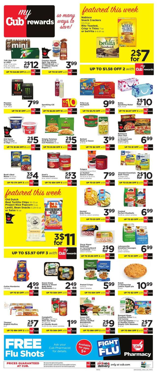Cub Foods Ad from 09/17/2023