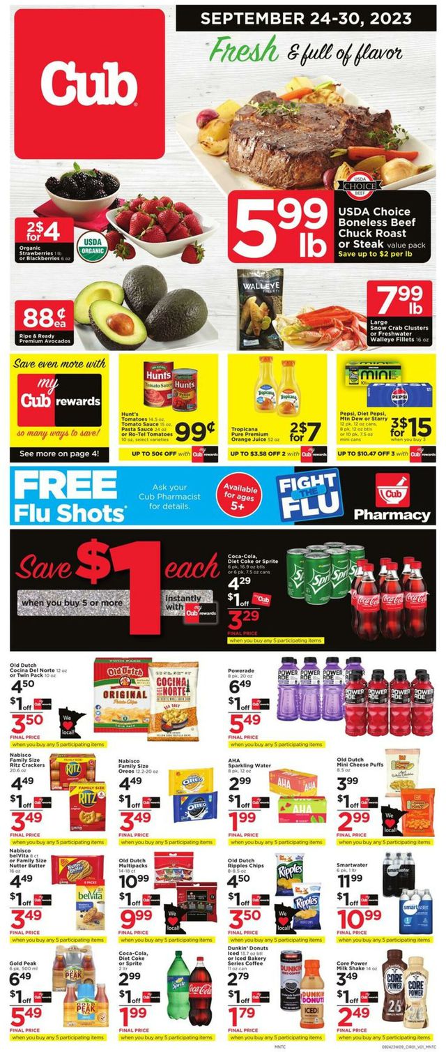Cub Foods Ad from 09/24/2023