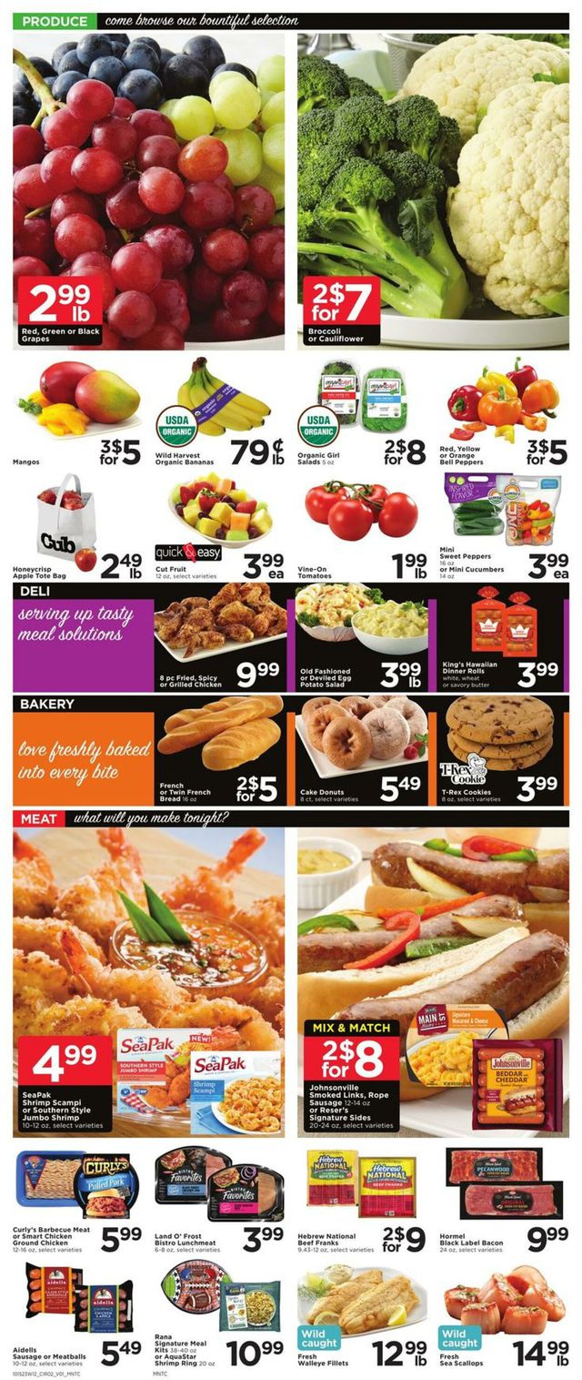Cub Foods Ad from 10/15/2023