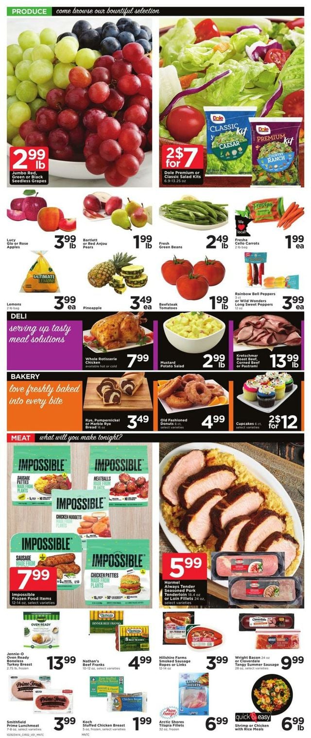 Cub Foods Ad from 10/29/2023