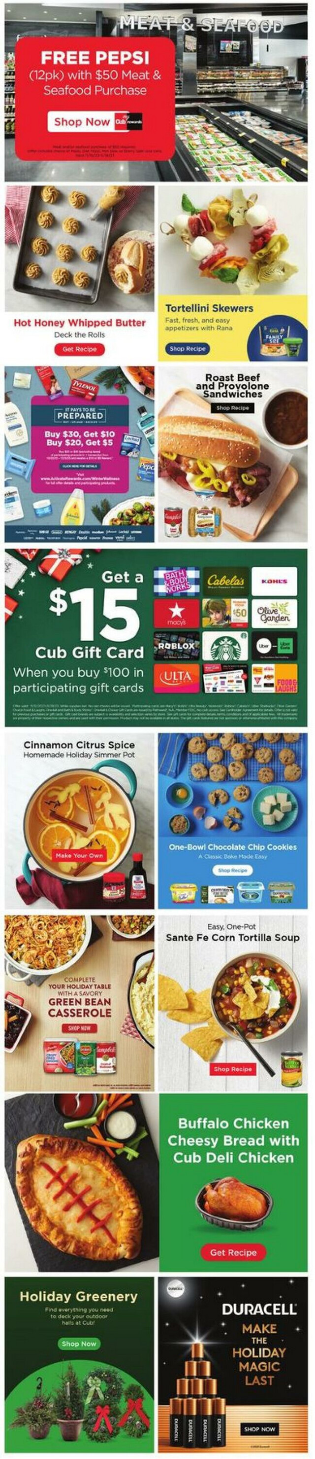 Cub Foods Ad from 11/12/2023