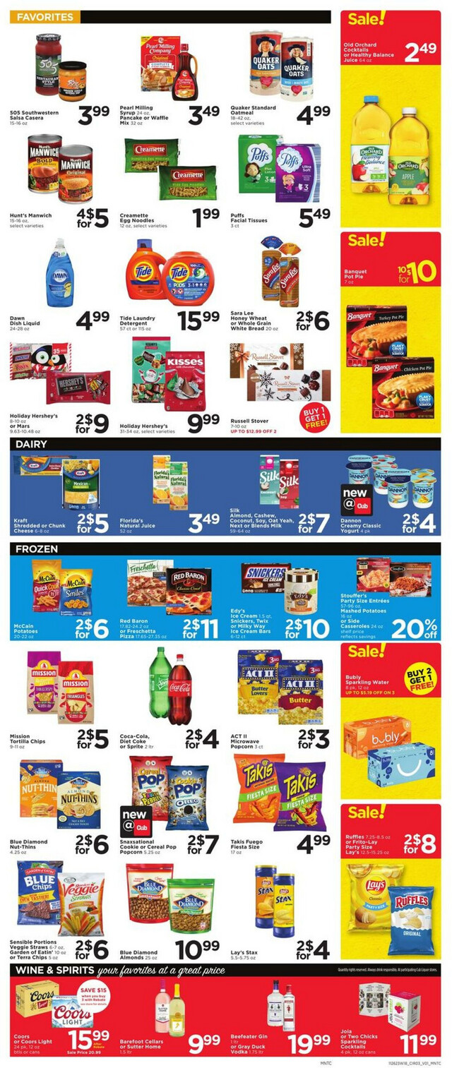 Cub Foods Ad from 11/26/2023