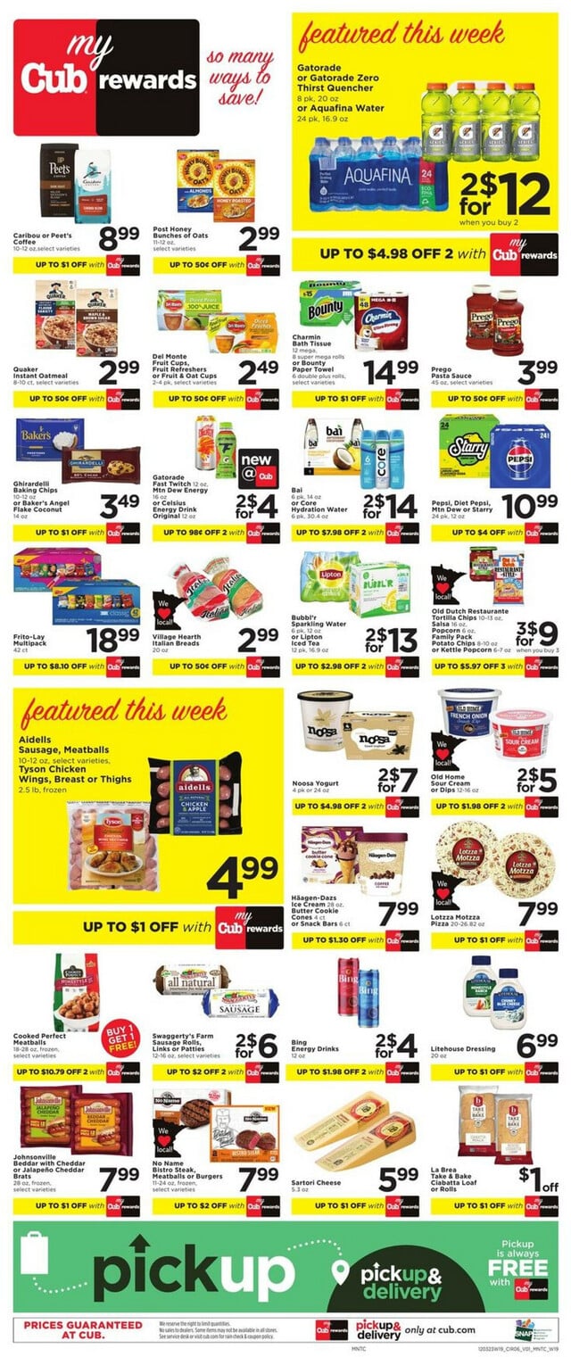 Cub Foods Ad from 12/03/2023