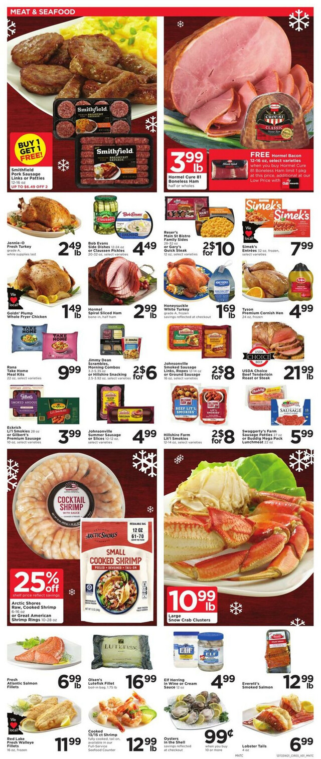 Cub Foods Ad from 12/17/2023