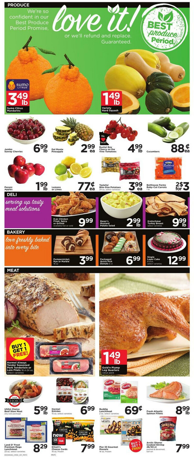Cub Foods Ad from 01/21/2024