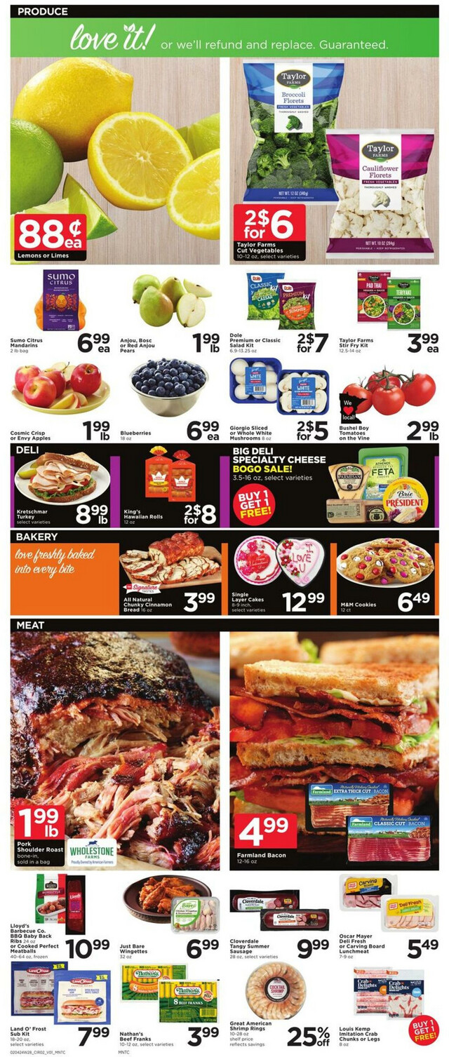 Cub Foods Ad from 02/04/2024